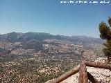 Sierra de Grajales. Desde el Mirador de la Peña de los Buitres